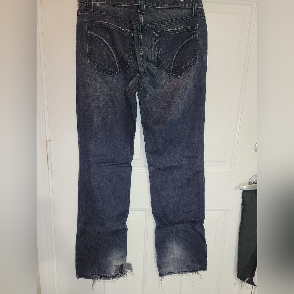 Joe's Dark Wash Distressed Jeans